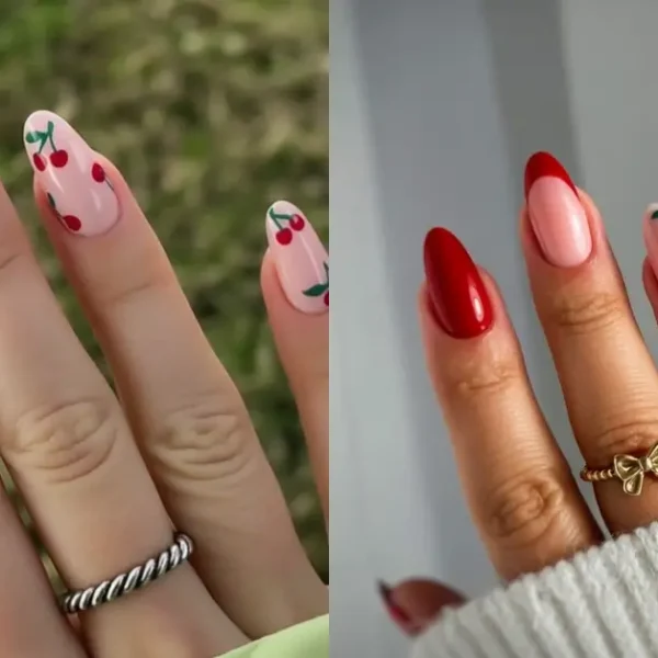 cherry nails