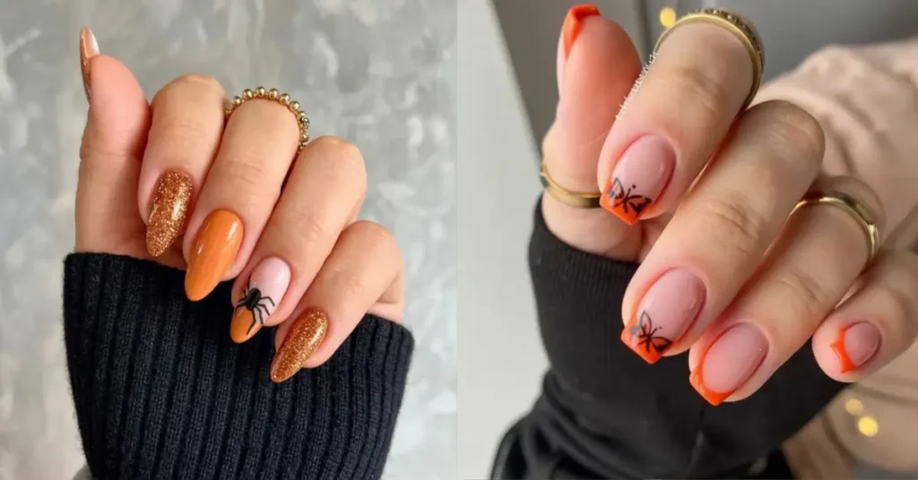 Pumpkin Nails
