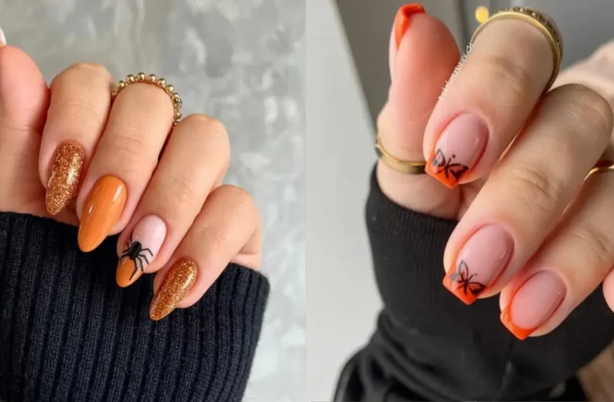 Pumpkin Nails