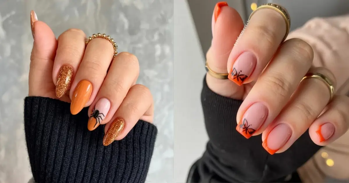 Pumpkin Nails