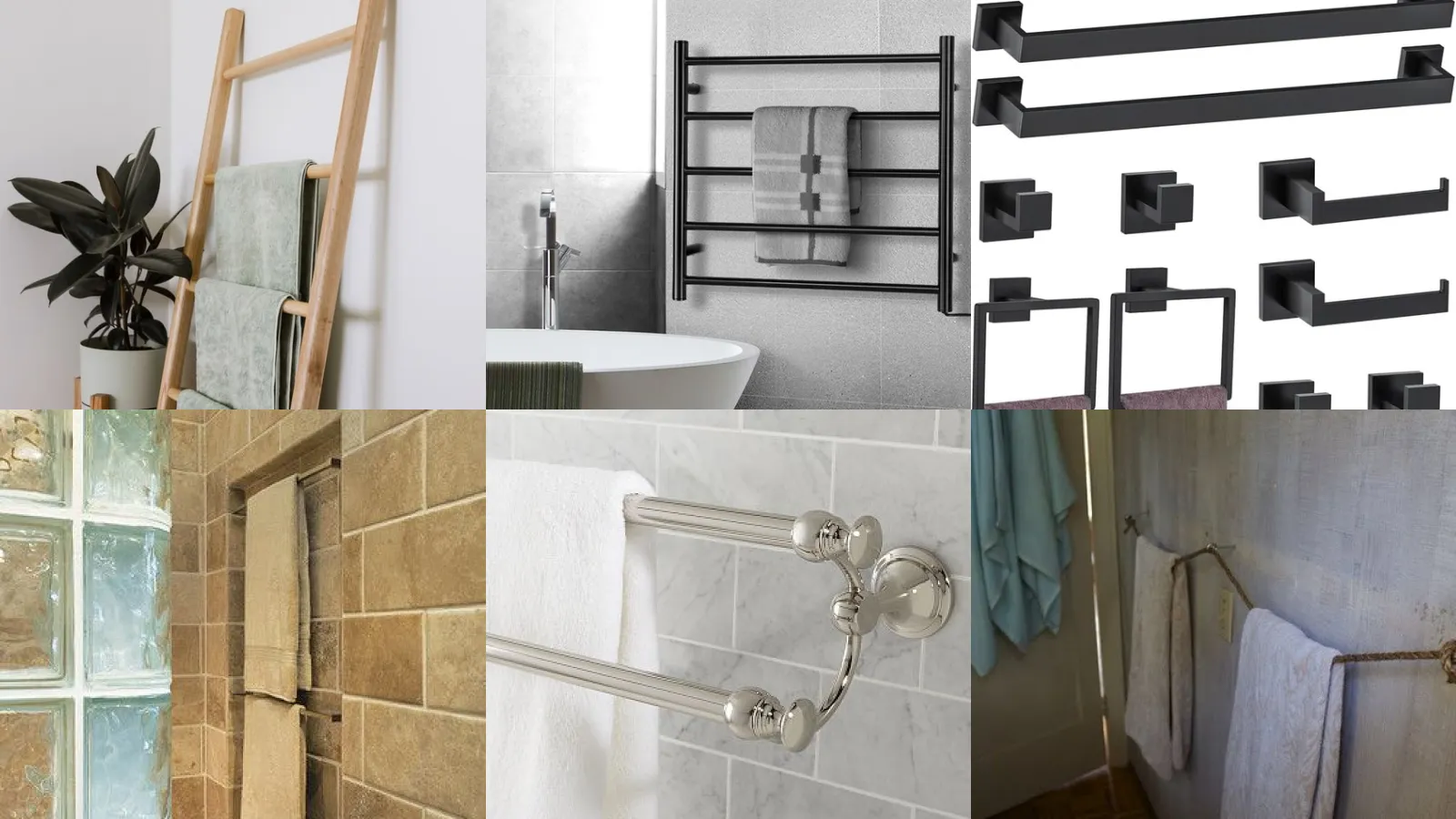 30+ Genius Bathroom Towel Rack Ideas That Save Space
