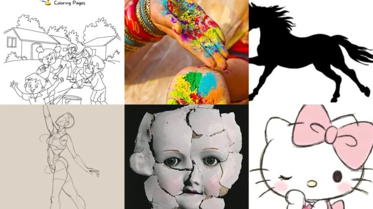 15+ Vibrant Holi Drawing Ideas That Leap Off The Page