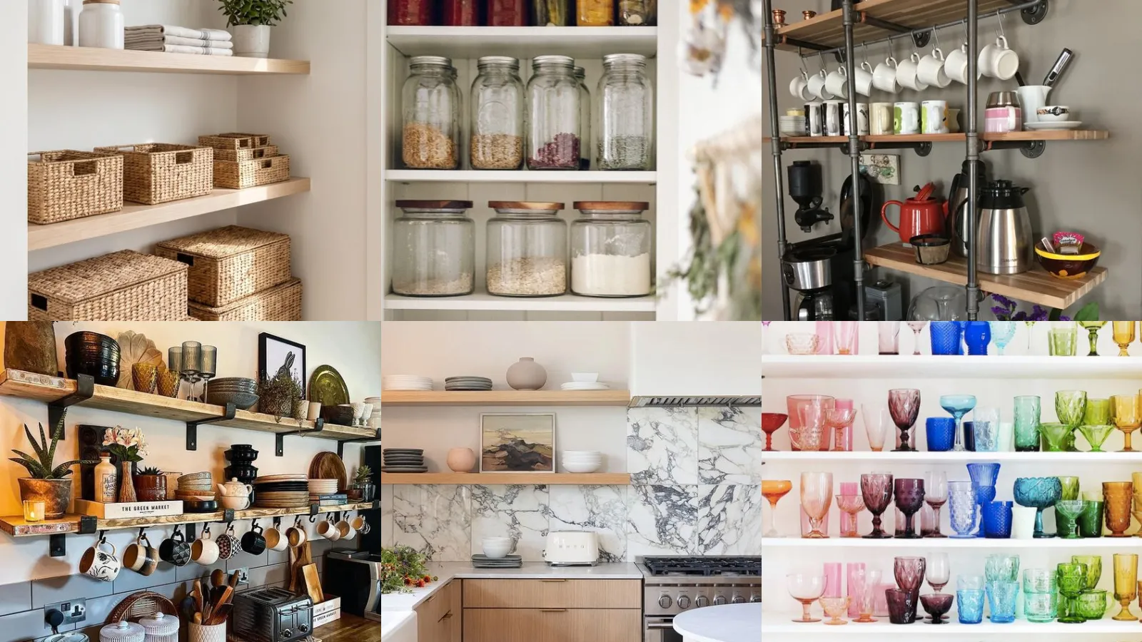 28+ Chic Style Open Kitchen Shelves That Steal the Show