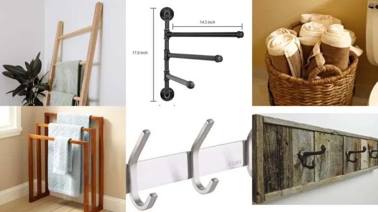 30+ Genius Bathroom Towel Rack Ideas That Save Space