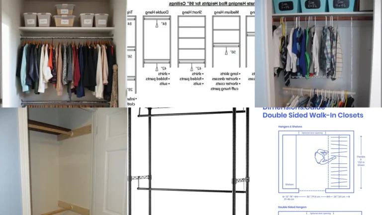19+ Genius Closet Rod Ideas Double Your Space