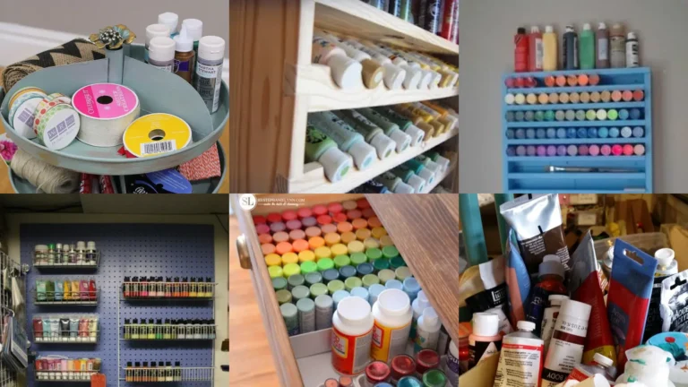 20+ Genius Craft Paint Organization Ideas That Save Space