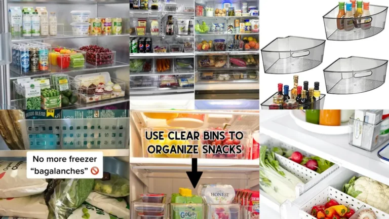 20+ Fridge Organization Ideas With Bins That Actually Stay
