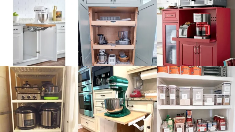 19+ Clever Small Appliance Storage Ideas That Maximize Space