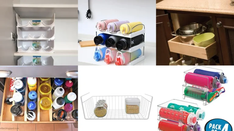 20+ Genius Water Bottle Organization Ideas Cabinet Hacks
