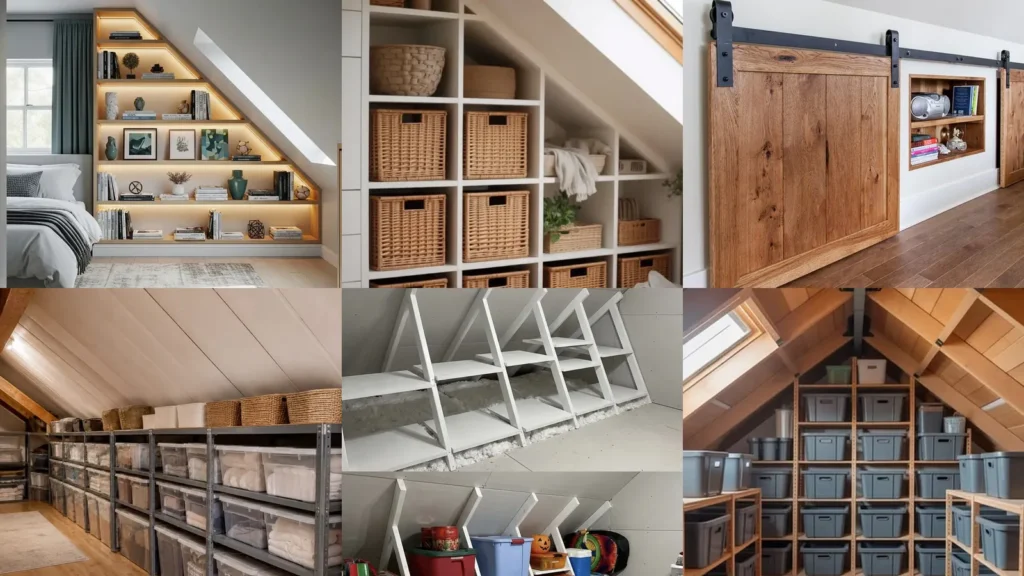 20 Attic Storage Under Eaves Ideas for Sloped Spaces