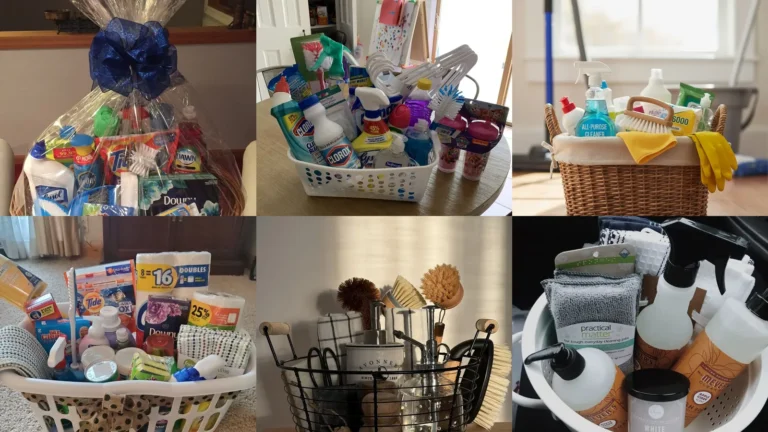 20 Cleaning Supplies Housewarming Basket Ideas to Welcome Someone Home