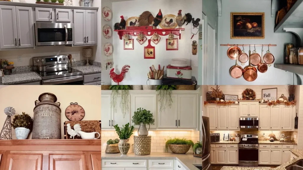 20 Country Decor Ideas for Above Kitchen Cabinets and Beyond