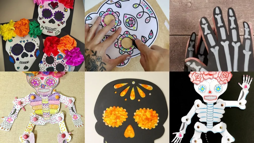 20 Day of the Dead Crafts for Kids and Colorful Art Ideas