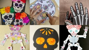 20 Day of the Dead Crafts for Kids and Colorful Art Ideas