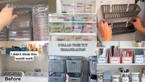 20 Dollar Store Organizing Ideas for Drawers, Shelves and More