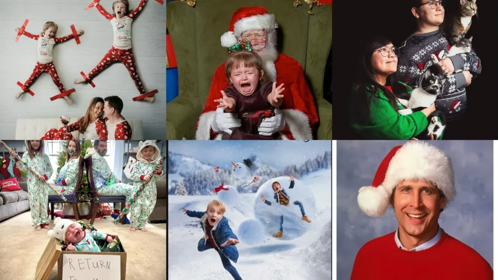 18 Funny Christmas Card Photo Ideas for a Playful Holiday Portrait