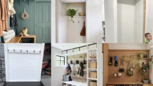 15+ Tiny Mini Mudroom Ideas Apartment Living Demands