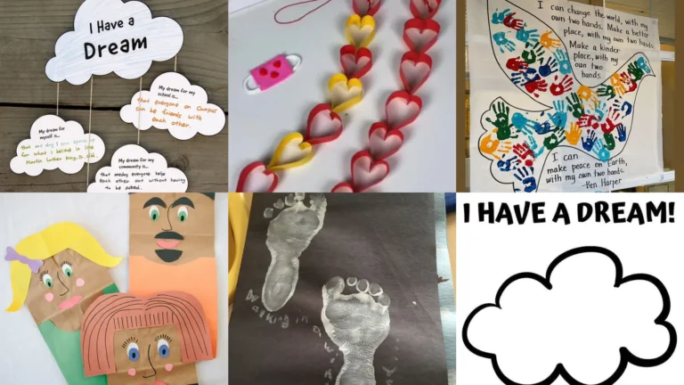 20 MLK Day Crafts With Dream Clouds, Doves and Handprint Art