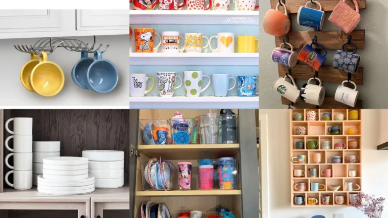 19+ Clever Mug Organization Ideas That Declutter Instantly