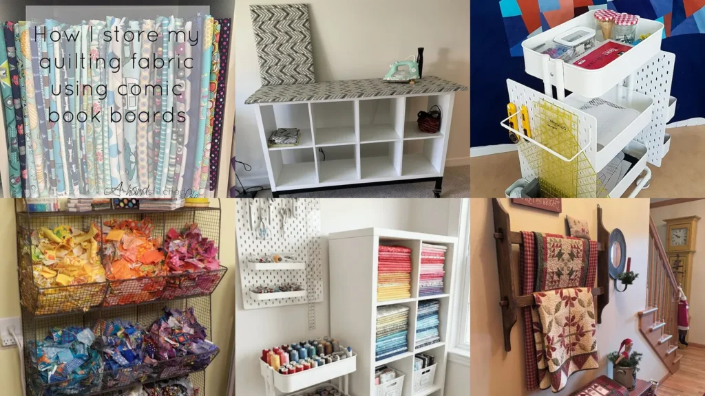 20 Quilting Storage Ideas for Fabric, Tools and Finished Quilts