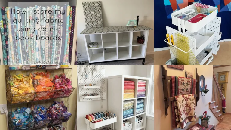 20 Quilting Storage Ideas for Fabric, Tools and Finished Quilts