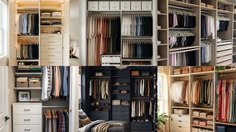 20 Reach In Closet Organization Ideas With Shelves, Baskets and Drawers