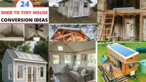 20 Shed to Tiny House Ideas With Pretty Porches and Clever Interiors