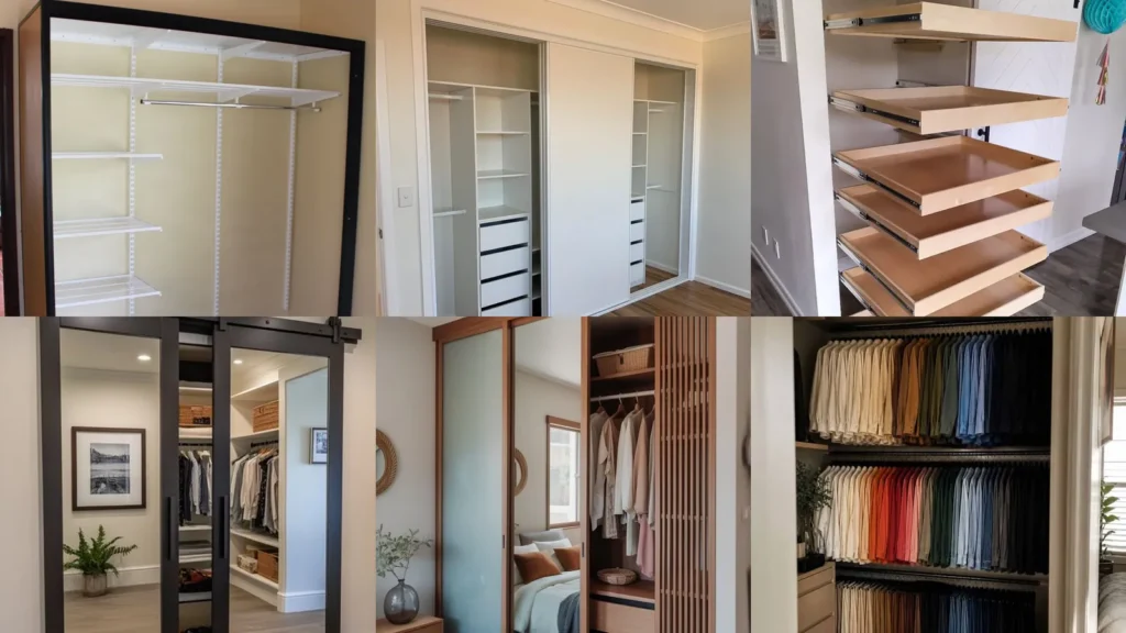 20 Sliding Door Closet Organization Ideas With Shelves, Baskets and Drawers