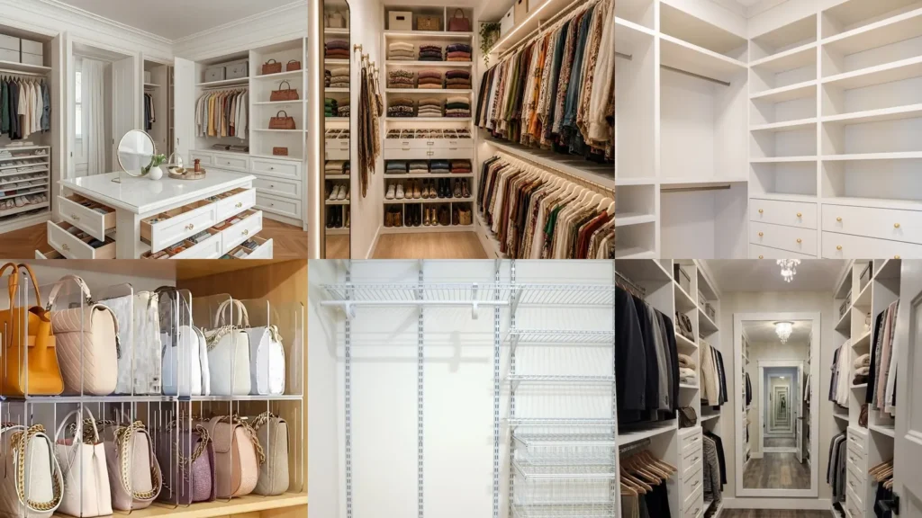 20 Walk In Master Closet Organization Ideas for Clothes, Shoes and Accessories
