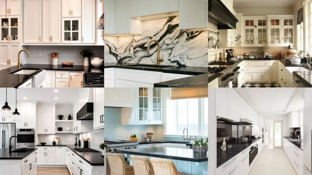20 White Kitchen With Black Countertops Ideas to Inspire Your Space